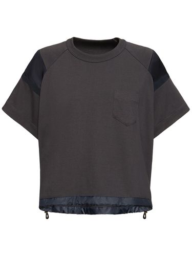 Cotton Jersey T-shirt - SACAI - Modalova