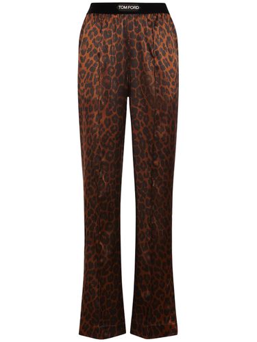 Silk Satin Pajama Pants - TOM FORD - Modalova