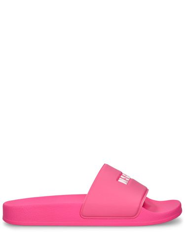 Mm Rubber Pool Slide Sandals - MSGM - Modalova