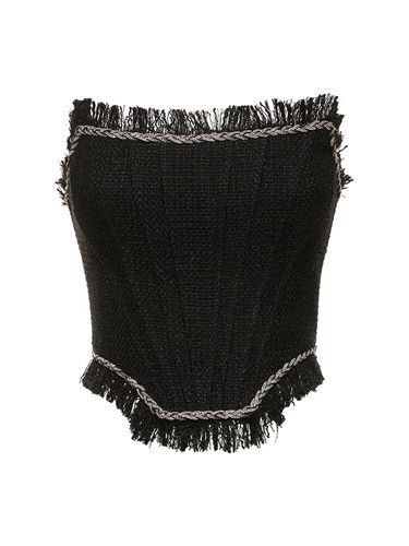 Bustier De Bouclé Sin Tirantes - GIUSEPPE DI MORABITO - Modalova