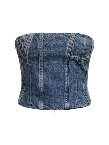 Denim Bustier Top - AMIRI - Modalova