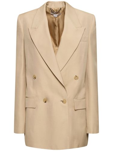 Blazer Cruzado De Satén - STELLA MCCARTNEY - Modalova