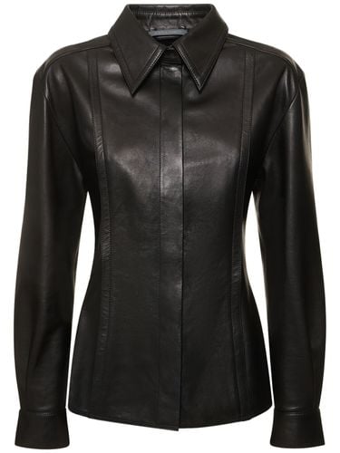 Leather Shirt - ALBERTA FERRETTI - Modalova