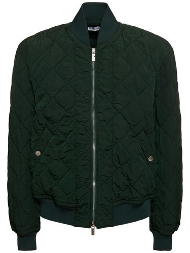 Quilted Nylon Bomber Jacket - BURBERRY - Modalova