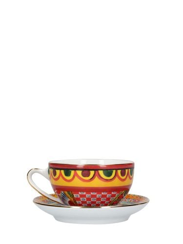 Carretto Sicilian Teacup & Saucer - DOLCE & GABBANA - Modalova