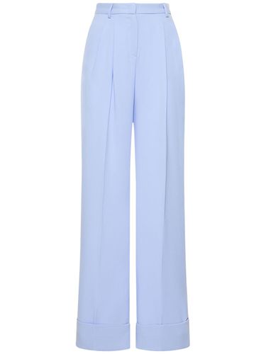 Nathalie Cuffed Tech Satin Maxi Pants - THE ANDAMANE - Modalova