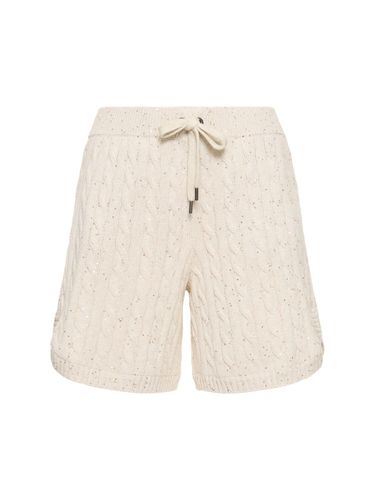 Shorts De Punto Grueso De Algodón - BRUNELLO CUCINELLI - Modalova