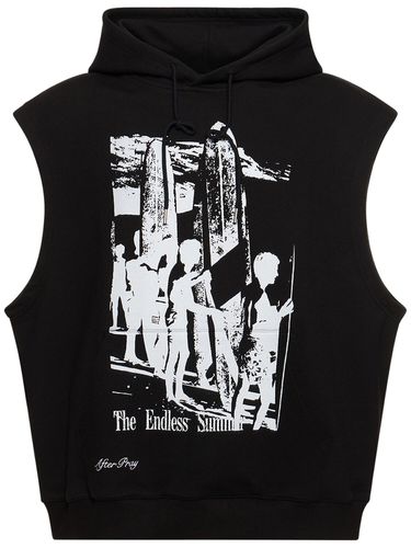 Sleeveless Printed Hoodie - AFTER PRAY - Modalova