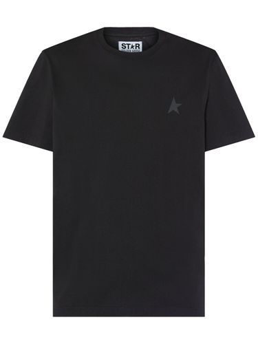 Small Star Logo Cotton T-shirt - GOLDEN GOOSE - Modalova