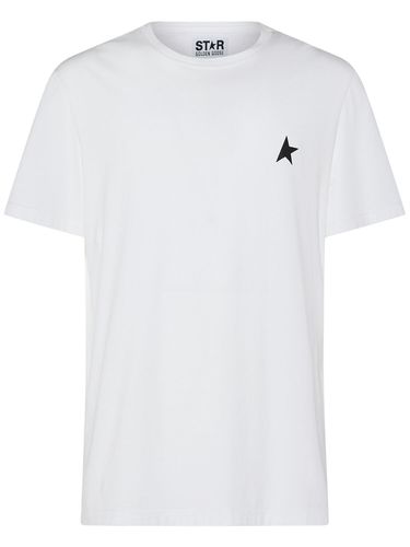 T-shirt Aus Baumwolle „star“ - GOLDEN GOOSE - Modalova