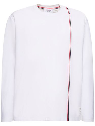 Camicia Oversize In Cotone - THOM BROWNE - Modalova