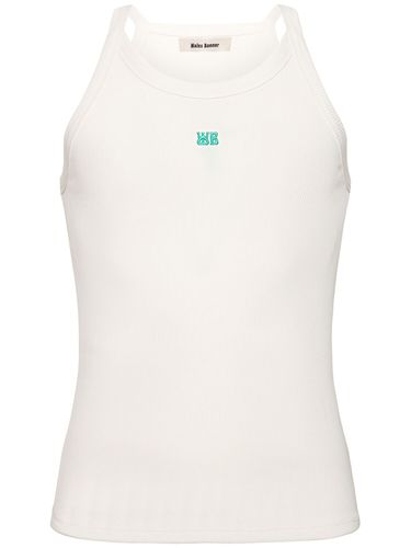 Organic Cotton Rib Knit Tank Top - WALES BONNER - Modalova