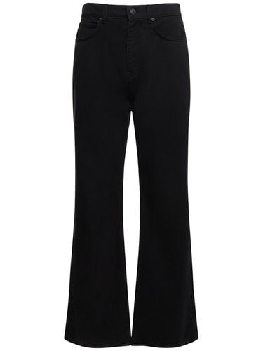 Flared Cotton Denim Jeans - BALENCIAGA - Modalova