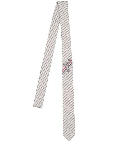 Classic Silk Jacquard Tie - THOM BROWNE - Modalova