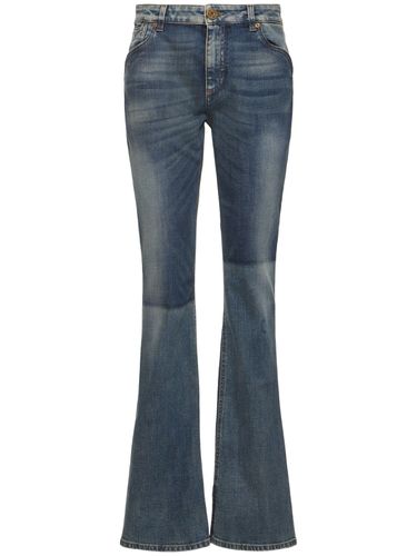 Jeans De Denim De Algodón - BALMAIN - Modalova