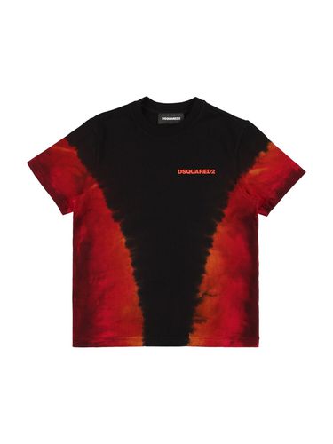 Bedrucktes T-shirt Aus Baumwolljersey - DSQUARED2 - Modalova