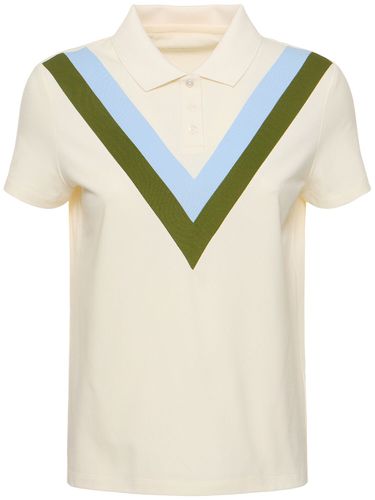 Performance Piqué Cotton Blend Polo - TORY SPORT - Modalova