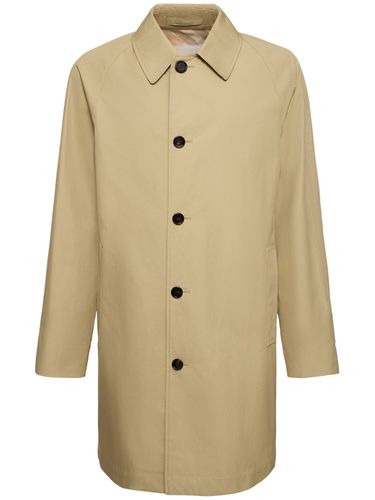 Long Cotton Raincoat - BURBERRY - Modalova