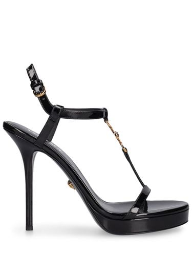 Sandalias De Charol 115mm - VERSACE - Modalova