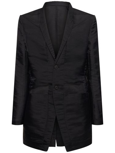 Einreihiger Blazer Aus Seidenmischung „lido“ - RICK OWENS - Modalova