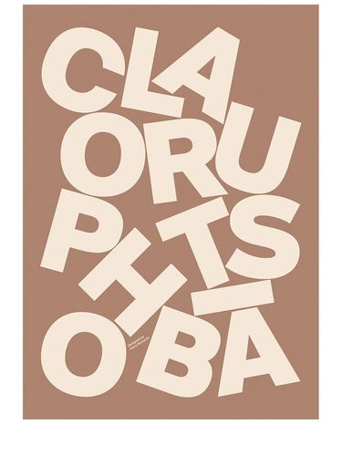 Poster „claustrophobia“ - PAPER COLLECTIVE - Modalova