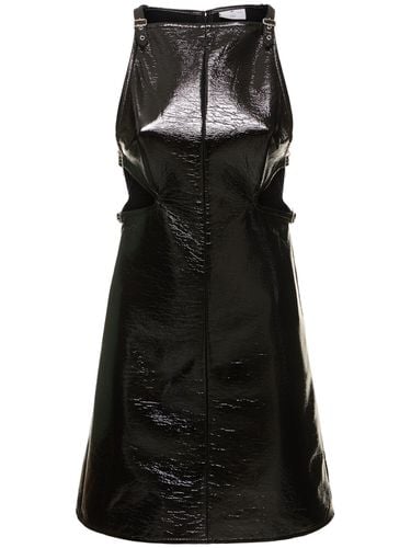 Slash Buckle Vinyl Mini Dress - COURREGES - Modalova