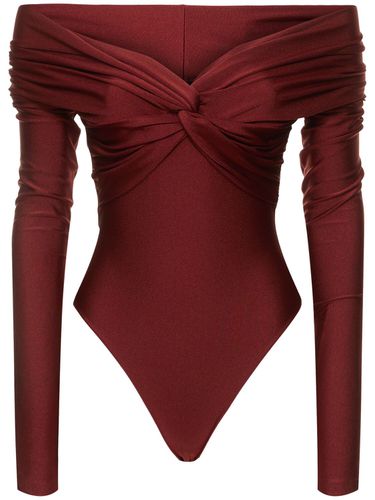 Kendall Off-the-shoulder Lycra Bodysuit - THE ANDAMANE - Modalova