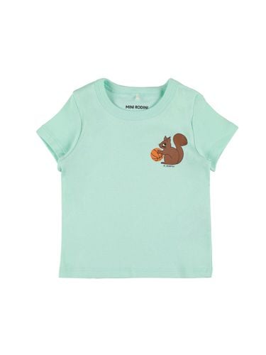 Camiseta De Algodón Estampada - MINI RODINI - Modalova