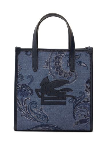 Bolso Pequeño Love Trotter De Denim Jacquard - ETRO - Modalova