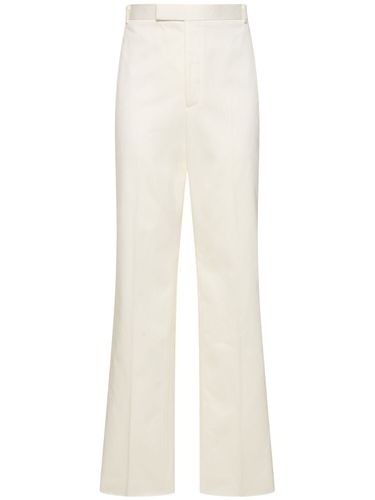 Mid Rise Straight Leg Chino Pants - THOM BROWNE - Modalova