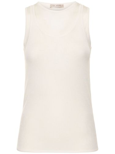 Tank Top Semi Transparente - ST.AGNI - Modalova