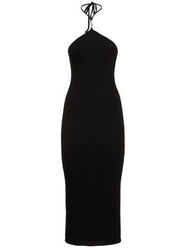 Vestido Midi De Punto De Algodón - AMIRI - Modalova