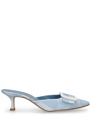 Mm Hohe Ripsband-mules „maysalebi“ - MANOLO BLAHNIK - Modalova