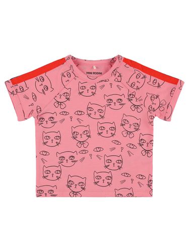 Camiseta De Algodón Orgánico Estampada - MINI RODINI - Modalova