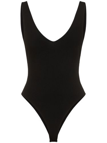 Stretch Viscose V-neck Bodysuit - ROBERTO CAVALLI - Modalova