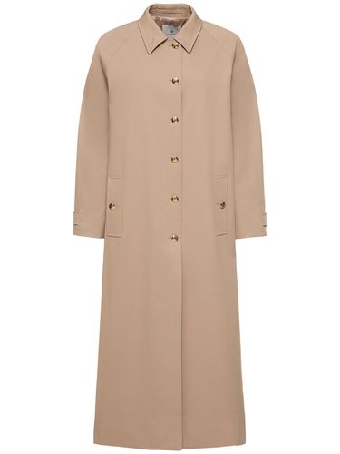 Randy Cotton Blend Maxi Trench - ANINE BING - Modalova