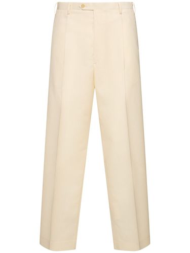 Tropical Wool & Mohair Wide Pants - AURALEE - Modalova