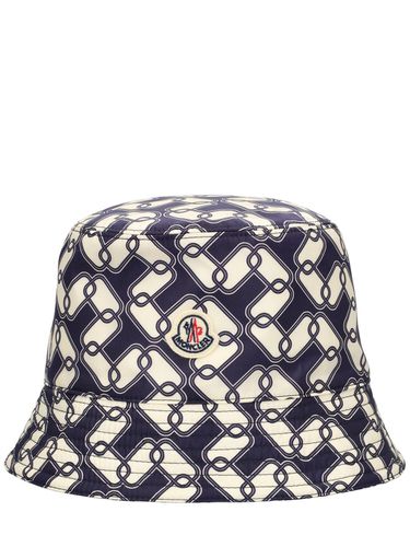 Cappello Bucket In Nylon - MONCLER - Modalova