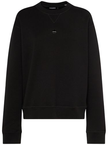 Brushed Cotton Sweatshirt - DSQUARED2 - Modalova