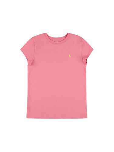 Camiseta De Jersey De Algodón Con Logo - POLO RALPH LAUREN - Modalova