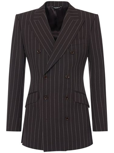 Blazer De Lana - DOLCE & GABBANA - Modalova