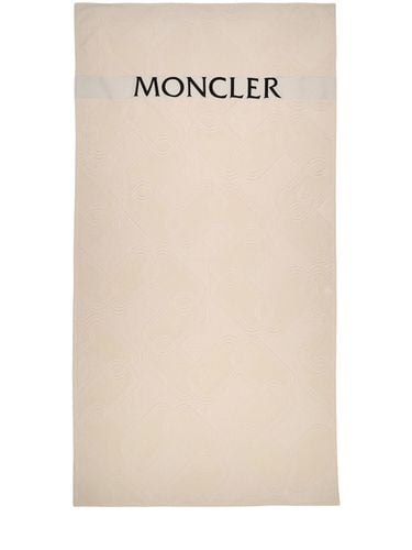 Cotton Blend Beach Towel - MONCLER - Modalova