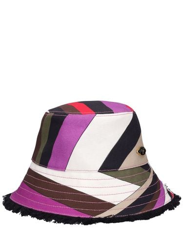 Cotton Canvas Bucket Hat - PUCCI - Modalova