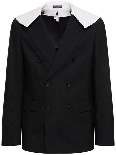 Blazer Cruzado De Lana - COMME DES GARÇONS HOMME PLUS - Modalova