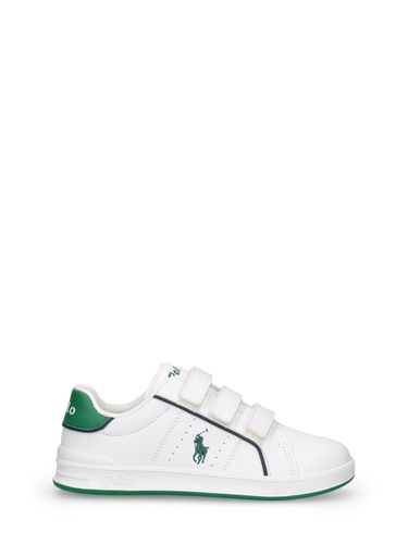 Sneakers De Piel Sintética Con Correas - POLO RALPH LAUREN - Modalova