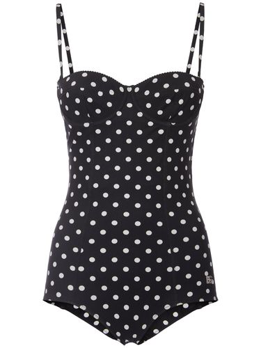 Costume Intero A Pois - DOLCE & GABBANA - Modalova