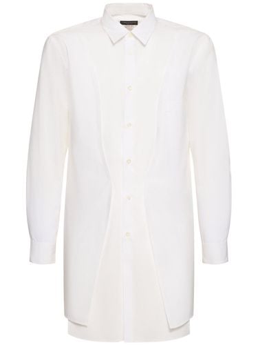 Camisa De Popelina De Algodón - COMME DES GARÇONS HOMME PLUS - Modalova