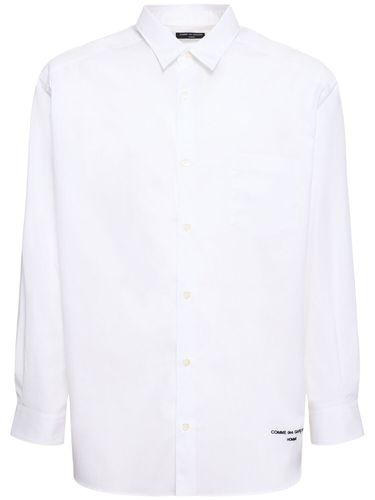 Cotton Logo Shirt - COMME DES GARÇONS HOMME - Modalova