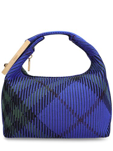 Bolso Mini Check Duffle Con Asa - BURBERRY - Modalova