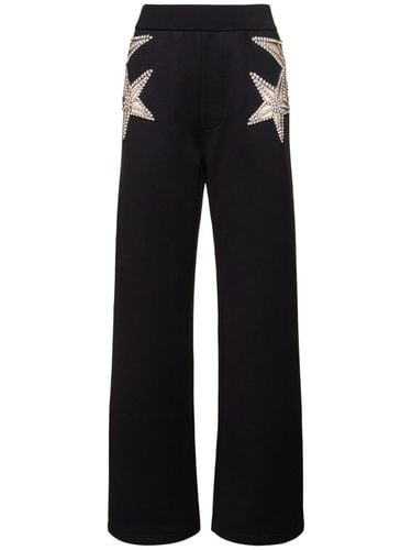 Pantaloni Dritti Con Ricami - DSQUARED2 - Modalova